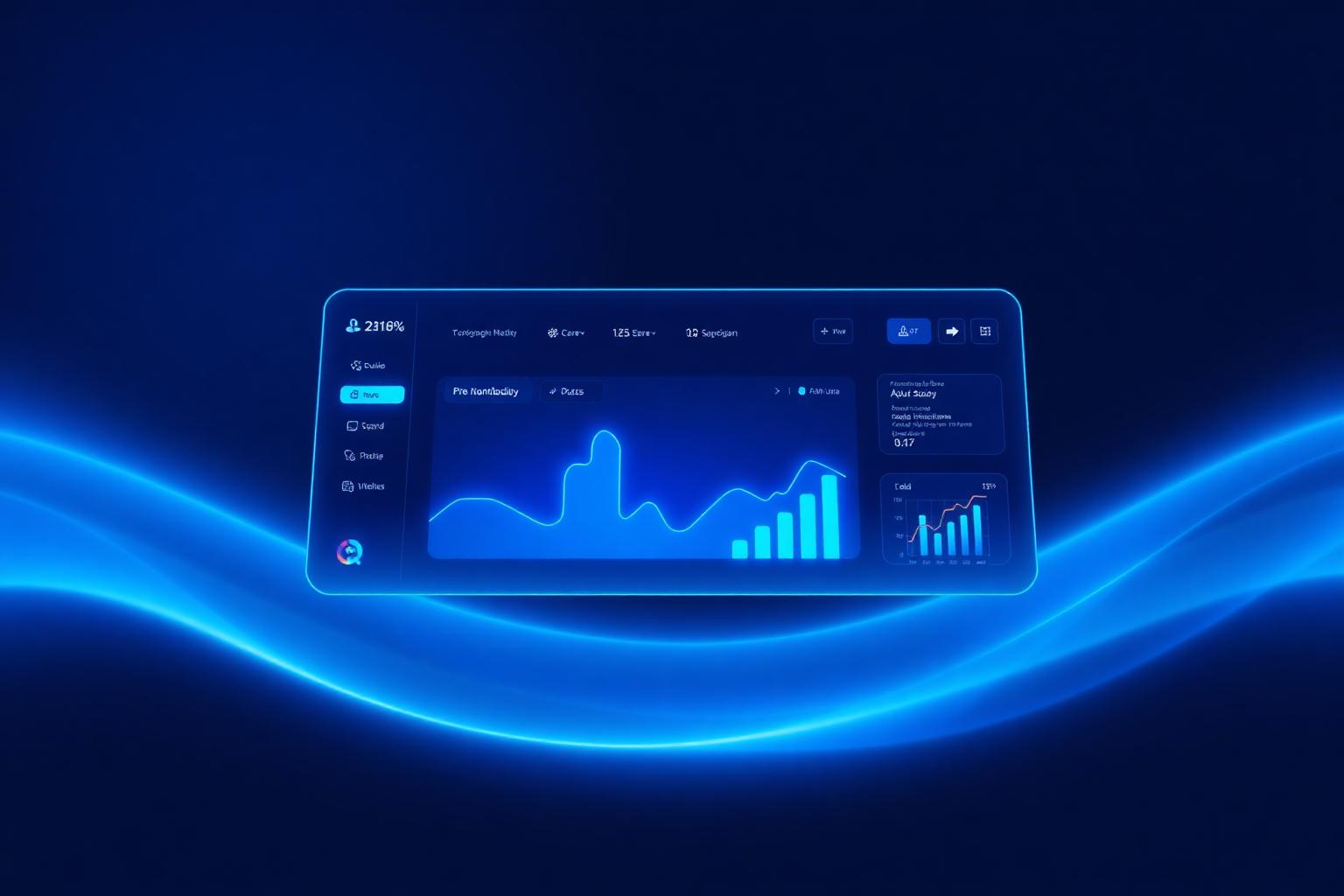 Professional business website mockup
